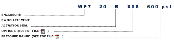 weksler pressure switch model breakdown WP7